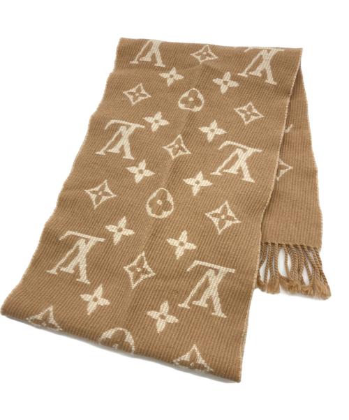 LOUIS VUITTON（ルイ ヴィトン）LOUIS VUITTON (ルイ ヴィトン) エシャルプ・ デイリーLV ベージュ×アイボリーの古着・服飾アイテム