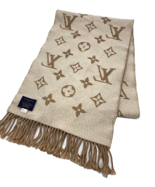LOUIS VUITTON（ルイ ヴィトン）LOUIS VUITTON (ルイ ヴィトン) エシャルプ・ デイリーLV ベージュ×アイボリーの古着・服飾アイテム