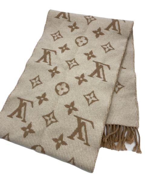 LOUIS VUITTON（ルイ ヴィトン）LOUIS VUITTON (ルイ ヴィトン) エシャルプ・ デイリーLV ベージュ×アイボリーの古着・服飾アイテム