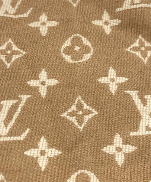 LOUIS VUITTON（ルイ ヴィトン）LOUIS VUITTON (ルイ ヴィトン) エシャルプ・ デイリーLV ベージュ×アイボリーの古着・服飾アイテム
