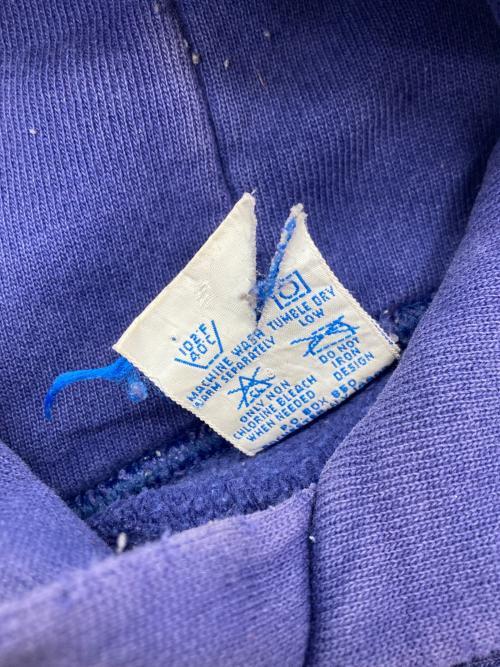 Champion REVERSE WEAVE（チャンピオン リバース ウィーブ）Champion REVERSE WEAVE (チャンピオン リバース ウィーブ) ヴィンテージパーカー ネイビー サイズ:SIZE XLの古着・服飾アイテム