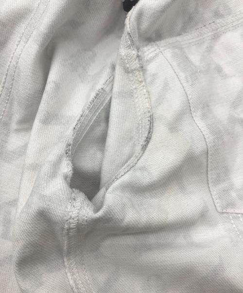 Calvin Klein Jeans（カルバンクラインジーンズ）Calvin Klein Jeans (カルバンクラインジーンズ) Allover Icon Printed Trucker Jacket/デニムジャケット ホワイト×ネイビー サイズ:SIZE XLの古着・服飾アイテム