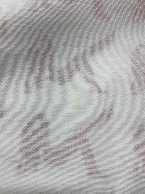 Calvin Klein Jeans（カルバンクラインジーンズ）Calvin Klein Jeans (カルバンクラインジーンズ) Allover Icon Printed Trucker Jacket/デニムジャケット ホワイト×レッド サイズ:SIZE Lの古着・服飾アイテム