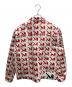 Calvin Klein Jeans (カルバンクラインジーンズ) Allover Icon Printed Trucker Jacket/デニムジャケット ホワイト×レッド サイズ:SIZE L：10000円
