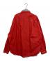 SOFTHYPHEN (ソフトハイフン) DOUBLE FRONT OVER SIZED SIGNATURE SHIRT レッド サイズ:SIZE03：7000円