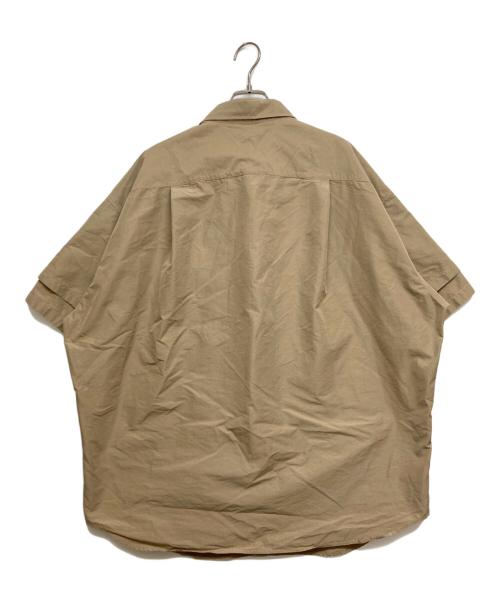 SOFTHYPHEN（ソフトハイフン）SOFTHYPHEN (ソフトハイフン) ダブルフロントオーバーサイズシャツ ブラウン サイズ:SIZE 03の古着・服飾アイテム
