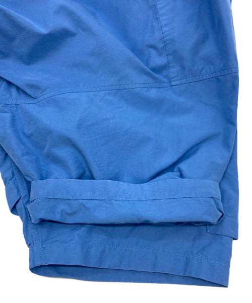 SOFTHYPHEN（ソフトハイフン）SOFTHYPHEN (ソフトハイフン) ダブルフロントオーバーサイズシャツ ブルー サイズ:SIZE3の古着・服飾アイテム