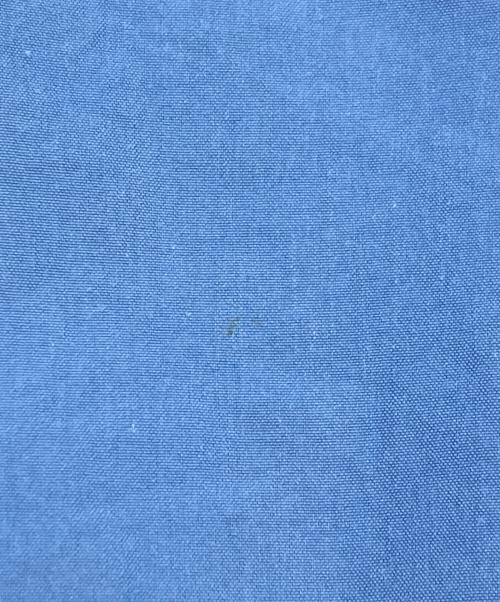 SOFTHYPHEN（ソフトハイフン）SOFTHYPHEN (ソフトハイフン) ダブルフロントオーバーサイズシャツ ブルー サイズ:SIZE3の古着・服飾アイテム