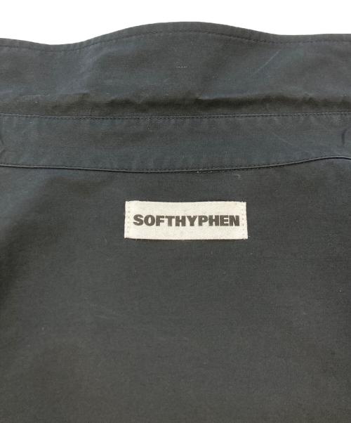 SOFTHYPHEN（ソフトハイフン）SOFTHYPHEN (ソフトハイフン) オーバーサイズシャツ ブラック サイズ:SIZE03の古着・服飾アイテム