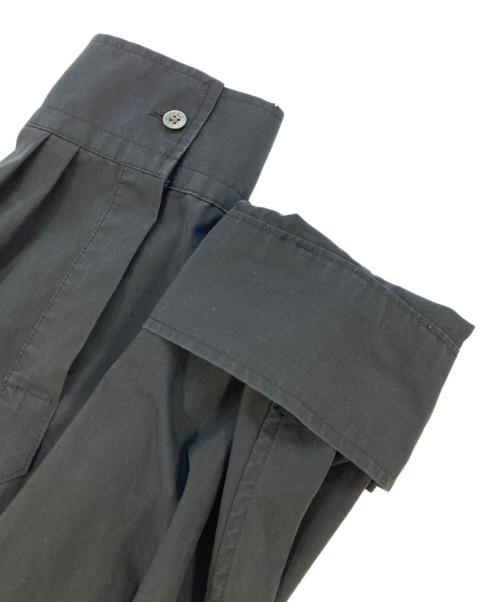 SOFTHYPHEN（ソフトハイフン）SOFTHYPHEN (ソフトハイフン) オーバーサイズシャツ ブラック サイズ:SIZE03の古着・服飾アイテム