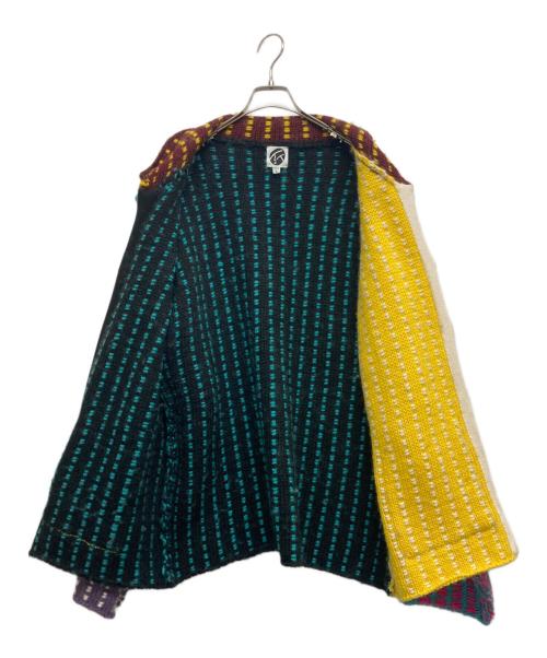 YANYAN（ヤンヤン）YANYAN (ヤンヤン) ニットジャケット イエロー サイズ:Lの古着・服飾アイテム