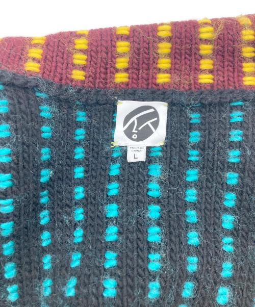 YANYAN（ヤンヤン）YANYAN (ヤンヤン) ニットジャケット イエロー サイズ:Lの古着・服飾アイテム