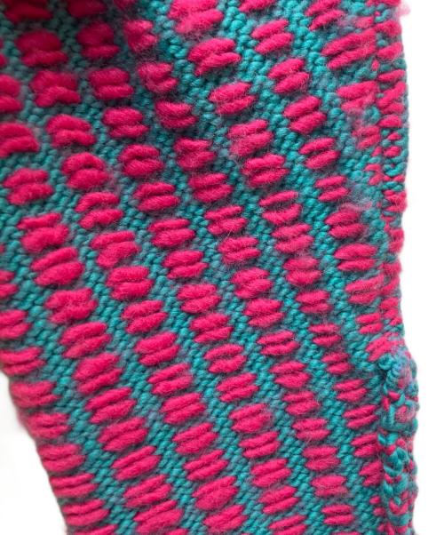 YANYAN（ヤンヤン）YANYAN (ヤンヤン) ニットジャケット イエロー サイズ:Lの古着・服飾アイテム