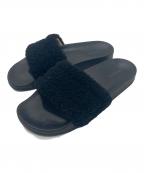 Maison Margielaメゾンマルジェラ）の古着「ボアサンダル」｜ブラック