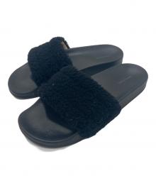 Maison Margiela（メゾンマルジェラ）の古着「ボアサンダル」｜ブラック