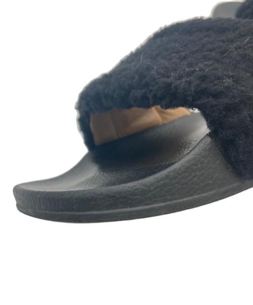 Maison Margiela（メゾンマルジェラ）Maison Margiela (メゾンマルジェラ) ボアサンダル ブラック サイズ:SIZE44の古着・服飾アイテム