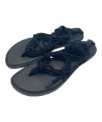 ANN DEMEULEMEESTERアンドゥムルメステール）の古着「サンダル」｜ブラック