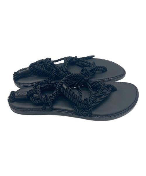 ANN DEMEULEMEESTER（アンドゥムルメステール）ANN DEMEULEMEESTER (アンドゥムルメステール) サンダル ブラック サイズ:SIZE43の古着・服飾アイテム