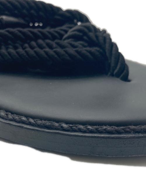 ANN DEMEULEMEESTER（アンドゥムルメステール）ANN DEMEULEMEESTER (アンドゥムルメステール) サンダル ブラック サイズ:SIZE43の古着・服飾アイテム