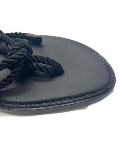 ANN DEMEULEMEESTER（アンドゥムルメステール）ANN DEMEULEMEESTER (アンドゥムルメステール) サンダル ブラック サイズ:SIZE43の古着・服飾アイテム