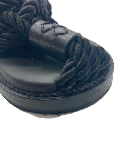 ANN DEMEULEMEESTER（アンドゥムルメステール）ANN DEMEULEMEESTER (アンドゥムルメステール) サンダル ブラック サイズ:SIZE43の古着・服飾アイテム