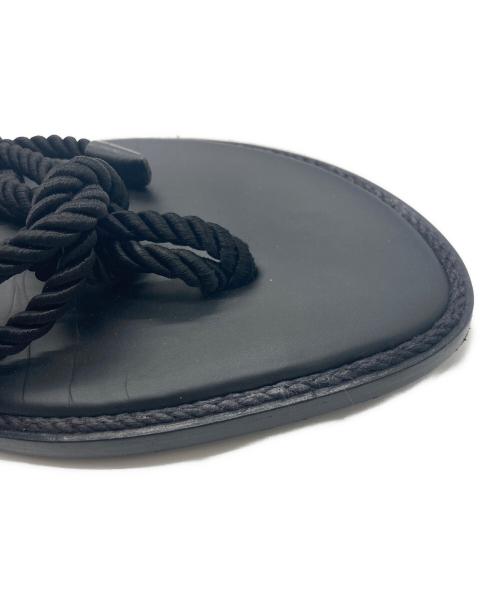 ANN DEMEULEMEESTER（アンドゥムルメステール）ANN DEMEULEMEESTER (アンドゥムルメステール) サンダル ブラック サイズ:SIZE43の古着・服飾アイテム