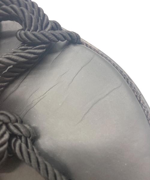 ANN DEMEULEMEESTER（アンドゥムルメステール）ANN DEMEULEMEESTER (アンドゥムルメステール) サンダル ブラック サイズ:SIZE43の古着・服飾アイテム