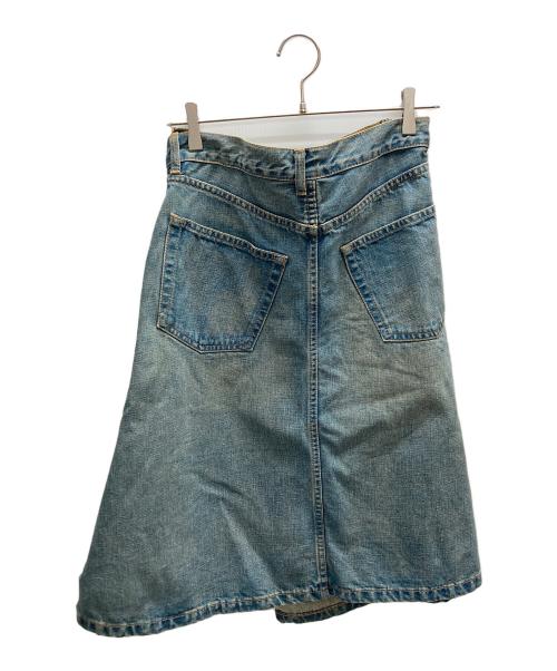 JUNYA WATANABE COMME des GARCONS（(ジュンヤワタナベ コムデギャルソン）JUNYA WATANABE COMME des GARCONS (ジュンヤワタナベ コムデギャルソン) 再構築 変形 デニムスカート インディゴ サイズ:SIZE Mの古着・服飾アイテム