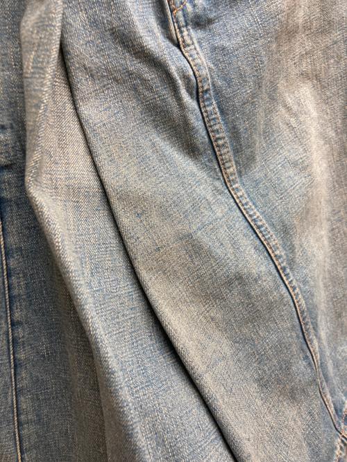 JUNYA WATANABE COMME des GARCONS（(ジュンヤワタナベ コムデギャルソン）JUNYA WATANABE COMME des GARCONS (ジュンヤワタナベ コムデギャルソン) 再構築 変形 デニムスカート インディゴ サイズ:SIZE Mの古着・服飾アイテム