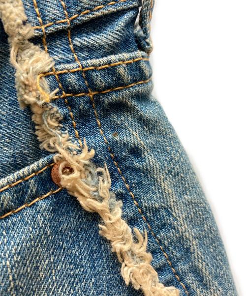 JUNYA WATANABE COMME des GARCONS（(ジュンヤワタナベ コムデギャルソン）JUNYA WATANABE COMME des GARCONS (ジュンヤワタナベ コムデギャルソン) 再構築 変形 デニムスカート インディゴ サイズ:SIZE Mの古着・服飾アイテム