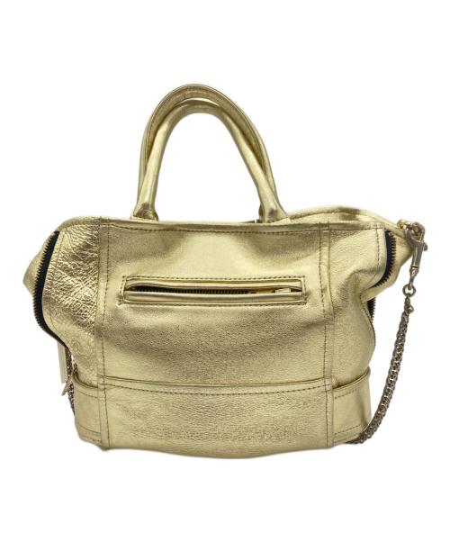 beautiful people（ビューティフルピープル）beautiful people (ビューティフルピープル) ライダース キッズ トートバッグ ゴールドの古着・服飾アイテム