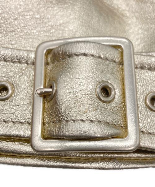 beautiful people（ビューティフルピープル）beautiful people (ビューティフルピープル) ライダース キッズ トートバッグ ゴールドの古着・服飾アイテム