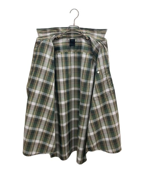 DAIWA PIER39（ダイワ ピア39）DAIWA PIER39 (ダイワ ピア39) TECH REGULAR COLLAR SHIRTS L/S PLAIDS グレー×グリーン サイズ:SIZE Lの古着・服飾アイテム