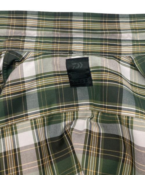 DAIWA PIER39（ダイワ ピア39）DAIWA PIER39 (ダイワ ピア39) TECH REGULAR COLLAR SHIRTS L/S PLAIDS グレー×グリーン サイズ:SIZE Lの古着・服飾アイテム