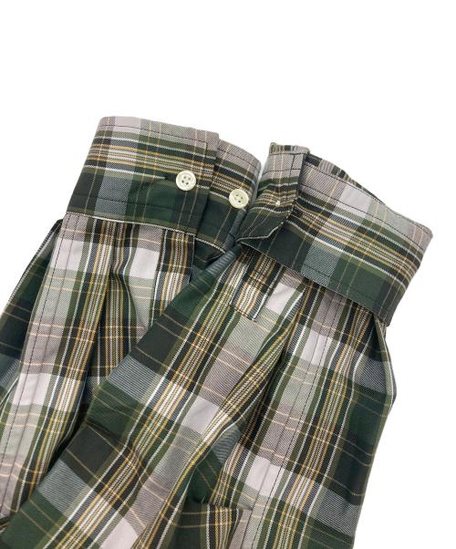 DAIWA PIER39（ダイワ ピア39）DAIWA PIER39 (ダイワ ピア39) TECH REGULAR COLLAR SHIRTS L/S PLAIDS グレー×グリーン サイズ:SIZE Lの古着・服飾アイテム