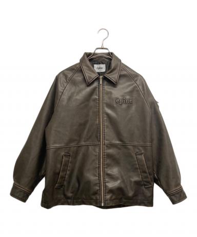 最終値下げépine leather jacket brown レザージャケット 3079001920942477_01_2475w.jpeg