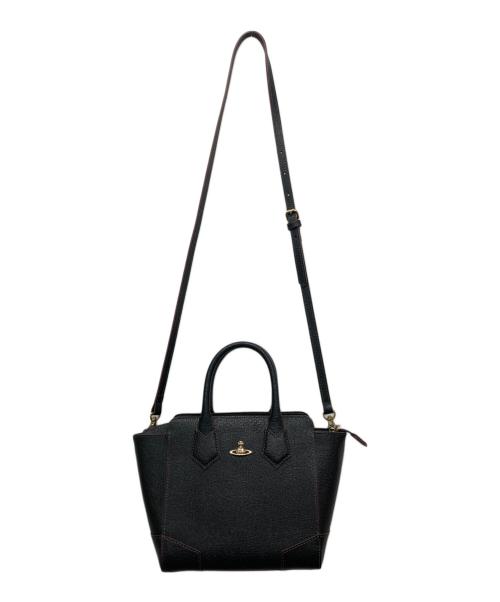 Vivienne Westwood（ヴィヴィアンウエストウッド）Vivienne Westwood (ヴィヴィアンウエストウッド) EXECUTIVE 2WAYショルダーバッグ ブラックの古着・服飾アイテム