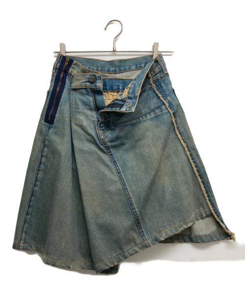 JUNYA WATANABE COMME des GARCONS（(ジュンヤワタナベ コムデギャルソン）JUNYA WATANABE COMME des GARCONS ((ジュンヤワタナベ コムデギャルソン) デニムスカート インディゴ サイズ:Sの古着・服飾アイテム