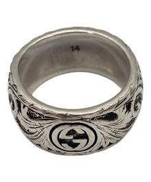 GUCCI（グッチ）の古着「キャットヘッドリング」｜シルバー