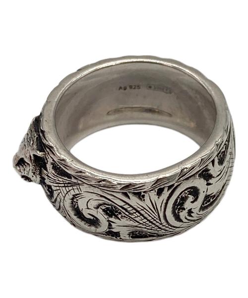 GUCCI（グッチ）GUCCI (グッチ) キャットヘッドリング シルバー サイズ:14号の古着・服飾アイテム