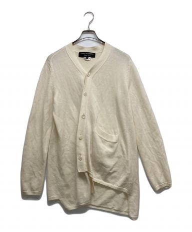 13ssコムデギャルソンオムプリュスarchiveボーダージップカーディガン変形 中古・古着通販】COMME des GARCONS HOMME PLUS (コムデギャルソンオム