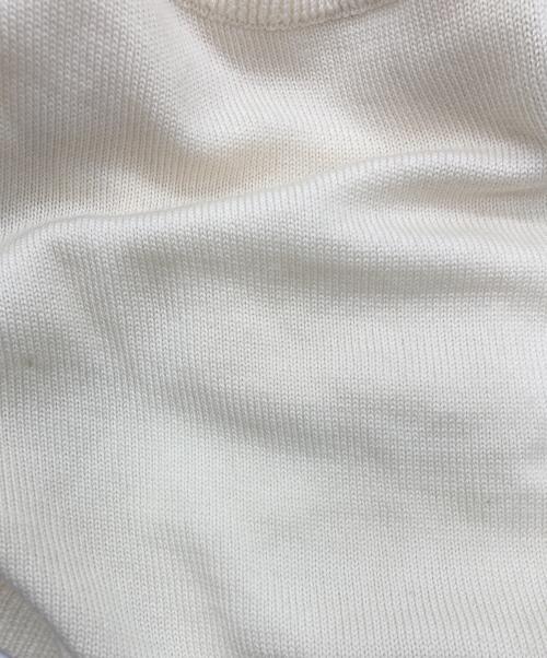 COMME des GARCONS HOMME PLUS（コムデギャルソンオムプリュス）COMME des GARCONS HOMME PLUS (コムデギャルソンオムプリュス) 捻じれデザインウールアシンメトリーニットカーディガン アイボリー サイズ:Mの古着・服飾アイテム