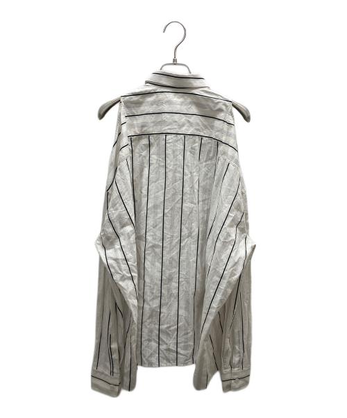 Maison Margiela（メゾンマルジェラ）Maison Margiela (メゾンマルジェラ) オフショルダーシャツ ホワイト サイズ:SIZE36の古着・服飾アイテム