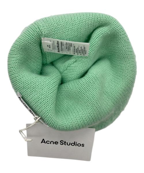 Acne studios（アクネ ストゥディオズ）Acne studios (アクネ ストゥディオズ) Pilled beanie ライトグリーン サイズ:実寸サイズをご参照下さい。の古着・服飾アイテム