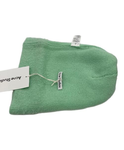 Acne studios（アクネ ストゥディオズ）Acne studios (アクネ ストゥディオズ) Pilled beanie ライトグリーン サイズ:実寸サイズをご参照下さい。の古着・服飾アイテム