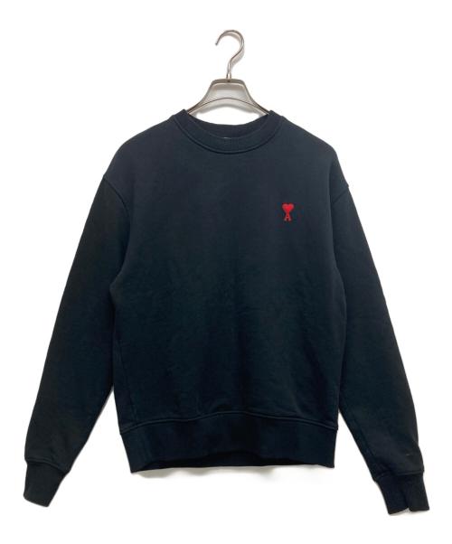 AMI Alexandre Mattiussi（アミアレクサンドルマテュッシ）AMI Alexandre Mattiussi (アミアレクサンドルマテュッシ) クルーネックスウェット ブラック サイズ:Sの古着・服飾アイテム