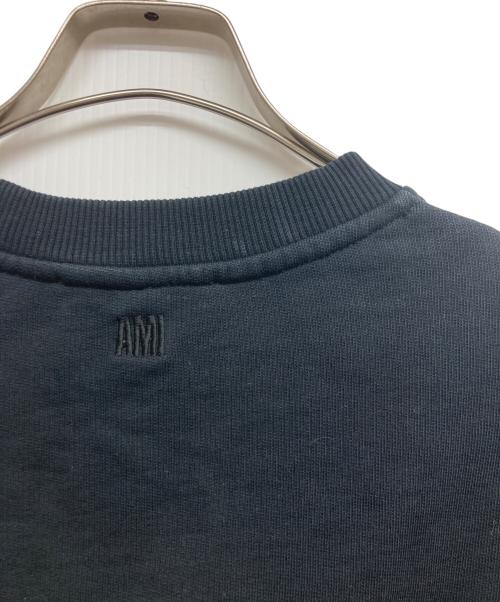 AMI Alexandre Mattiussi（アミアレクサンドルマテュッシ）AMI Alexandre Mattiussi (アミアレクサンドルマテュッシ) クルーネックスウェット ブラック サイズ:Sの古着・服飾アイテム