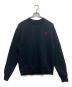 AMI Alexandre Mattiussi（アミアレクサンドルマテュッシ）の古着「クルーネックスウェット」｜ブラック