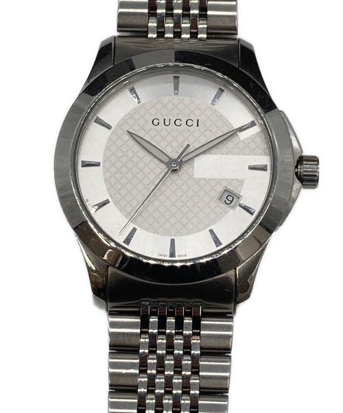 GUCCI（グッチ）GUCCI (グッチ) Gタイムレス ホワイト サイズ:実寸サイズをご参照くださいの古着・服飾アイテム