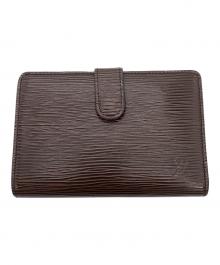 LOUIS VUITTON（ルイ ヴィトン）の古着「2つ折り財布」｜ブラウン